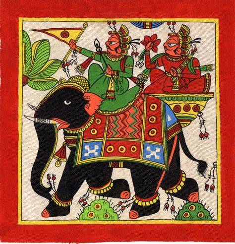 Royal Elephant Phad Painting
